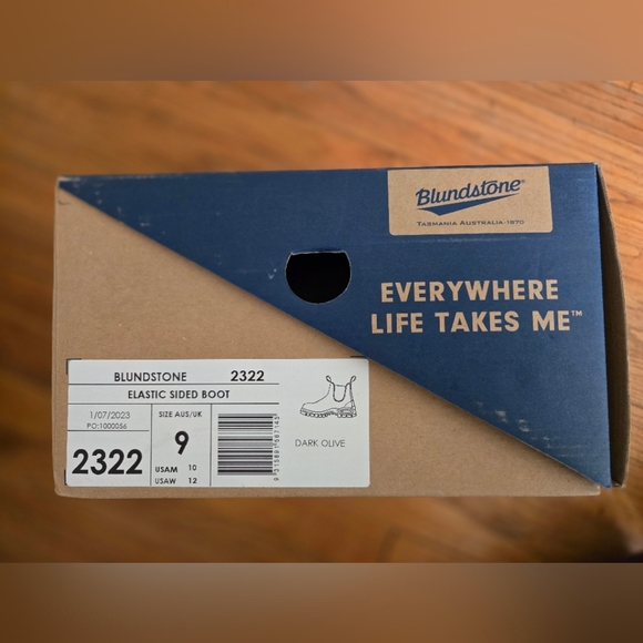 Men's Blundstone 2322 Waxed Suede Dark Olive - Picture 9 of 9